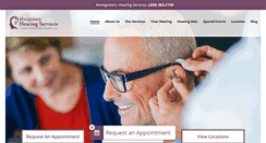 Desktop Screenshot of montgomeryhearingservices.com