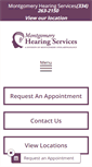 Mobile Screenshot of montgomeryhearingservices.com